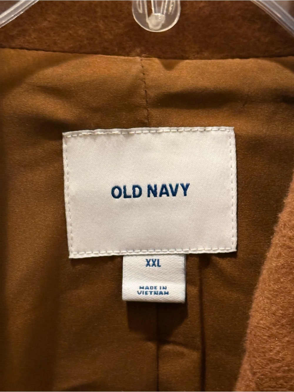 Old Navy Camel Brown Double-Breasted Peacoat Jacket | Size XXL - Picture 5 of 6